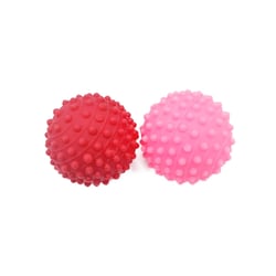 Bolinha Mini Travinha Animania Vermelho E Rosa - 2 Unidades