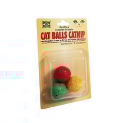 Bolinhas Com Catnip Petpira Para Gatos - 3 Unidades