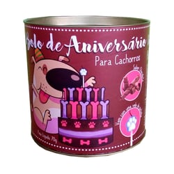 Bolo De Aniversário Padaria Pet Para Cães Sabor Chocolate - 1 Unidade