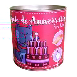 Bolo De Aniversário Sabor Salmão Padaria Pet 70G Para Gatos