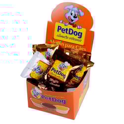 Bolo Para Cães Muffin Petdog Chocolate 30G - 1 Unidade