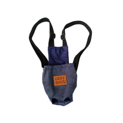 Bolsa Canguru Griff Dog Para Cães E Gatos Azul - 1 Unidade - Tamanho 0