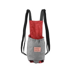 Bolsa Canguru Griff Dog Vermelha Tamanho 1 Para Cães E Gatos