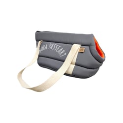 Bolsa De Transporte Fábrica Pet Aberta Neon Laranja Para Cães E Gatos - 1 Unidade