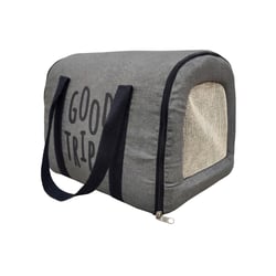 Bolsa De Transporte Fábrica Pet New Collection Preto Para Cães E Gatos - 1 Unidade