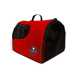 Bolsa De Transporte I Love Pet Vermelha Para Cachorros