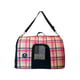 Bolsa De Transporte I Love Pet Xadrez Clássico Rose Para Cães E Gatos - Tamanho G - Tamanho G