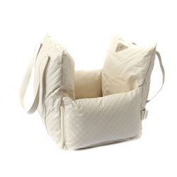 Bolsa De Transporte Maxi Bag Luxo Bichinho Chic Bege M - 1 Unidade