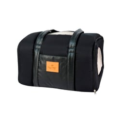 Bolsa De Transporte Preta Para Cães E Gatos - 1 Unidade
