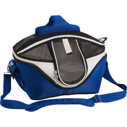 Bolsa De Transporte Saks 6 Em 1 Para Cães E Gatos Em Poliéster Azul - 1 Unidade