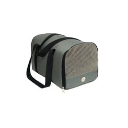 Bolsa De Transporte São Pet Mila Cinza Para Cães E Gatos - 1 Unidade