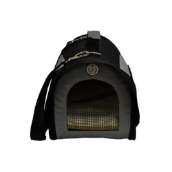 Bolsa De Transporte São Pet P-Sport Tamanho G Preta Para Cães E Gatos