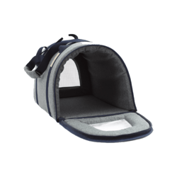 Bolsa De Transporte Veneza Azul Bichinho Chic Para Pets P - 1 Unidade