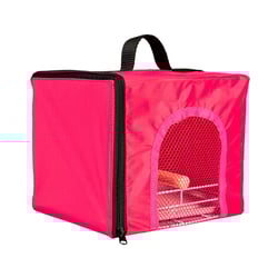 Bolsa Transporte Calopsita Rosa Jel Plast - 1 Unidade