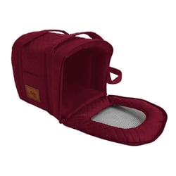 Bolsa Transporte Fábrica Pet Matelasse Vinho P - 1 Unidade