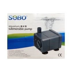 Bomba Submersa Sobo Wp-3200 300L/H Para Aquário - 1 Unidade