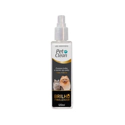 Brilho Finalizador Pet Clean Para Cães E Gatos - 120Ml