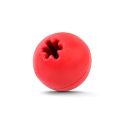 Brinquedo Adestramento Furacão Pet Bola Maciça Vermelha Para Cães - 1 Unidade - Tamanho 6