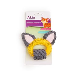 Brinquedo Akio Cara Do Gato Tpe Para Gatos - 1 Unidade