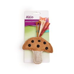 Brinquedo Akio Cogumelo Para Gatos - 1 Unidade