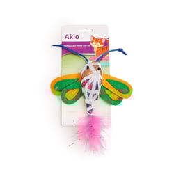 Brinquedo Akio Libélula De Feltro Para Gatos - 1 Unidade