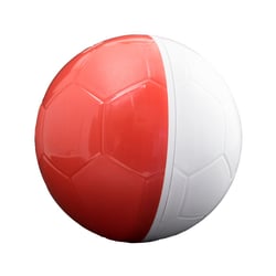 Brinquedo Amicus Crazy Ball Vermelho E Branco - 1 Unidade - Tamanho M