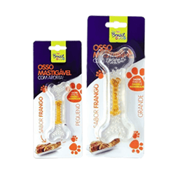 Brinquedo Aroma Frango The Pets Osso Mastigável Para Cães Pequenos - 1 Unidade