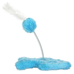 Brinquedo Arranhador Divert Cat Peixinho Azul Para Gatos