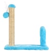 Brinquedo Arranhador Divert Cat Retangular Com Arco Azul Para Gatos