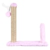 Brinquedo Arranhador Divert Cat Retangular Com Arco Rosa Para Gatos