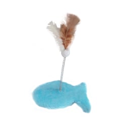 Brinquedo Arranhador Hello Pet Peixe Azul Para Gatos