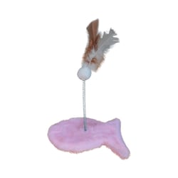 Brinquedo Arranhador Hello Pet Peixe Pelúcia Para Gatos