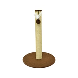 Brinquedo Arranhador São Pet Obelisco Marrom Para Gatos