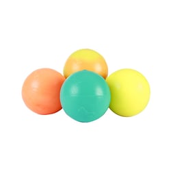Brinquedo Art Injet Bola De Borracha Injetada Maciça Lisa Para Cães - Cores Sortidas - 7,5 Centímetros