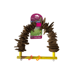 Brinquedo Balanço Casca Pinus M - 1 Unidade Para Cachorros
