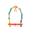 Brinquedo Balanço Colorido Passaritos Toy Para Pássaros - Tamanho G