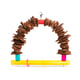 Brinquedo Balanço Natural Passaritos Toys - Cores Sortidas Para Pássaros - Tamanho M - Tamanho M