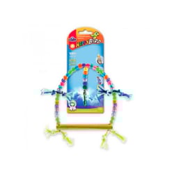 Brinquedo Balanço Para Pássaros Happy Bird - Cores Sortidas