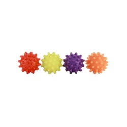 Brinquedo Bola Borracha Maciça Com Cravo Art Injet Para Cães - Cores Sortidas - 1 Unidade