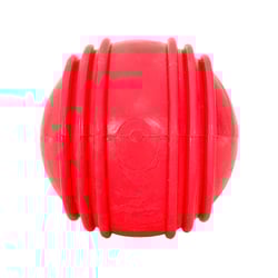 Brinquedo Bola De Borracha Maciça Furacão Pet Vermelho - 1 Unidade