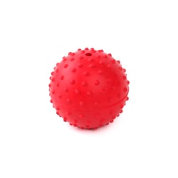 Brinquedo Bola De Borracha Spike - Vermelha Para Cachorros