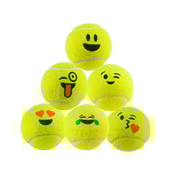 Brinquedo Bola De Tênis Emoji Lcm Para Cães - Cores Sortidas - 1 Unidade