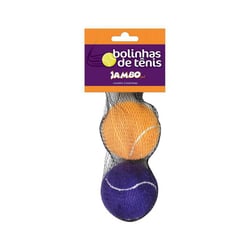 Brinquedo Bola De Tênis Para Cães Jambo - 2 Unidades