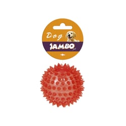 Brinquedo Bola Espinho Vermelha Para Cães - 1 Unidade - Tamanho P