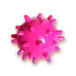 Brinquedo Bola Maciça Com Cravo Rosa São Benedito Pet Para Cães