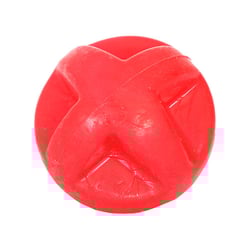 Brinquedo Bola Maciça Furacão Pet Superball Vermelho Para Cães - 1 Unidade - Tamanho P