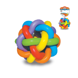 Brinquedo Bola Multicor Chalesco Para Cães - 1 Unidade