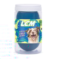 Brinquedo Bola Oca Borracha Lcm Para Cães 60Mm - 2 Unidades