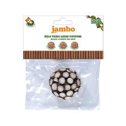 Brinquedo Bola Wood Matatabi Jambo Para Gatos - 1 Unidade - Tamanho M