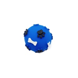 Brinquedo Bolinha Baby Animania Azul - 1 Unidade